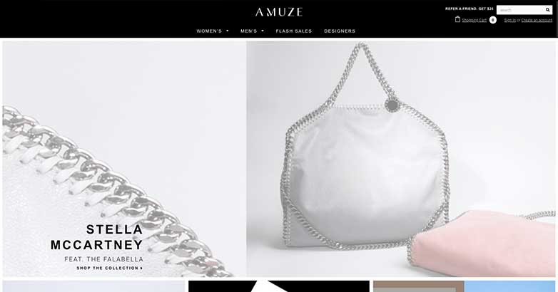 Amuze offers one of the best luxury online shops