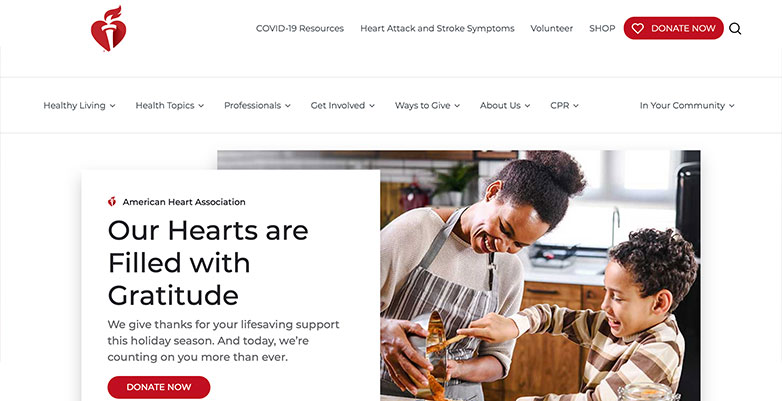 American Heart Association Website