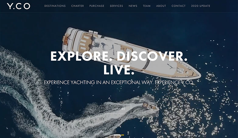 Y.CO's - Luxury Travel website