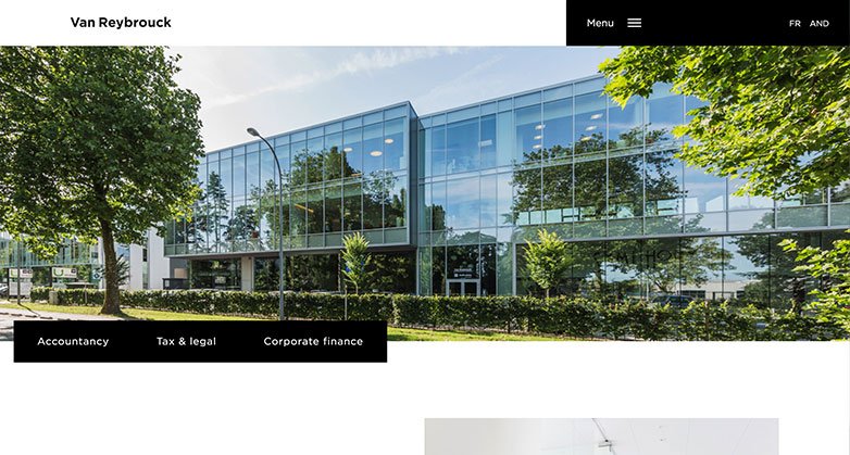 CPA Website Design - Van Reybrouck
