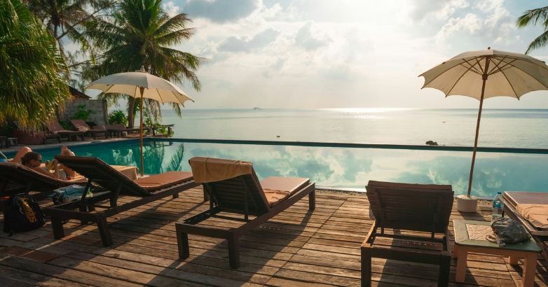 Image of a content marketing strategy layout for a hotel's SEO campaign, featuring blog posts, articles, and other valuable content.